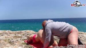 french pussy beach - French Amateur Mom Try Sex On The Beach With Sh Shaved Pussy Fucking,  uploaded by us4heng