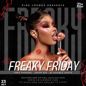 Freaky Flyers Porn - Freaky Fridays, Adult Party Flyer, Stripper Party Flyer, Club Flyer  Template for Canva, DIY Event Flyer, Party Flyer, - Etsy