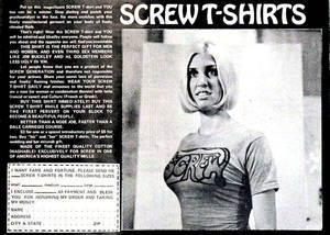Easyriders Magazine 70s Porn - Screw Magazine