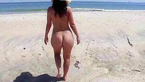 my mom topless on beach - Anal quickie at the beach with my whorish mom | AREA51.PORN