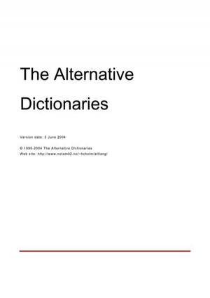Blonde Lesbian Chunkers - The Alternative Dictionaries