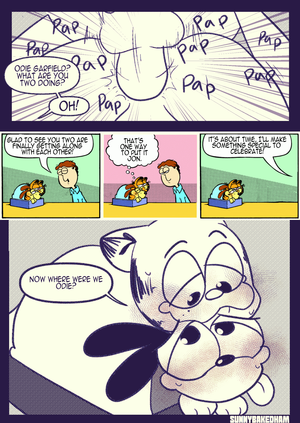 Garfield Porn Comics - Rule 34 - anthro canid canine canis comic domestic dog english text garfield  (series) garfield the cat genitals hi res humanoid genitalia humanoid penis  male male/male mammal odie oral penile penis sex