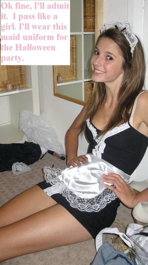 Maid Caption Porn - Brianne asked me to take her sorority sister Danielle to their annual  French Maid lingerie party. Of course FMs serve all their master's needs so  since ...