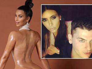 Kim Kardashian Nude - Kim Kardashian let ANOTHER man spray her ass with oil to make her naked  body glisten - Irish Mirror Online