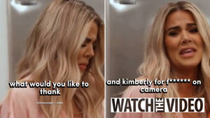 Khloe Kardashian Sex Porn - Khloe Kardashian takes savage swipe at sister Kim for past sex tape in  jaw-dropping video | The US Sun