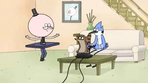 Female Rigby Regular Show Porn - Regular Show: In the episode of the same name, Tants â—Š are a bizarre gift  Pops ...