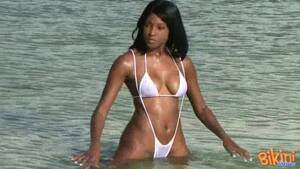 bikini wet black pussy - Hot ebony chick soaks her pussy wet while in white bikini. - Porn Video at  XXX Dessert Tube
