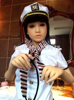 anime uniform porn - 145cm Uniform sexy girl real silicone sex dolls ,japanese anime real life  sex with doll