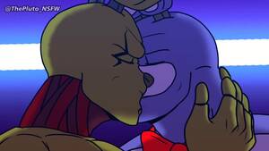 F Naf Porn Tongue Kissing - Five Nights At Freddy's Bonnie (fnaf) 2boys 2d - Lewd.ninja