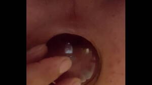 Glass Ball Anal Porn - 70 mm ball in ass - XVIDEOS.COM