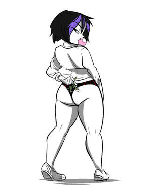 big butt black art - clothing woman fictional character vertebrate joint standing cartoon line  art male human shoulder arm muscle
