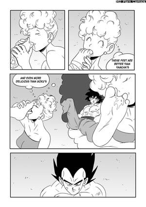 dbz foot fetish porn - Vegeta - The Paradise In His Feet 4 - The Fetish Of The Lady comic porn |  HD Porn Comics