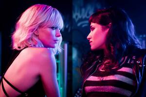 Cinemax Blonde Porn - Atomic Blonde (2017) features a highly explicit sex scene between the two  female lead characters. Some of you may not remember seeing it because some  cinemas actually cut it out. You're welcome. :