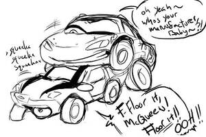 Cars Porno - Rule 34 - 1boy 1girls anthro artist request cars (film) disney female first  porn of character first porn of franchise lightning mcqueen male monochrome  pixar rough sketch sally carrera sex sketch | 189866