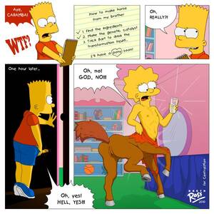Bart And Lisa Simpson Porn - Bar and Lisa TF - DarthRoss porn comic