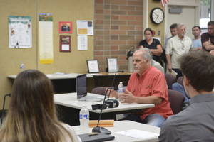 Lesbian School Porn - Kenny Smith, former chair of the Clark County Republican Party, testifies  to the Battle Ground Public Schools board of directors Monday about the  adoption ...
