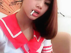 Japanese Sexy Smoking - Innocent Smoking Asian Girl 2012 - VJAV.com