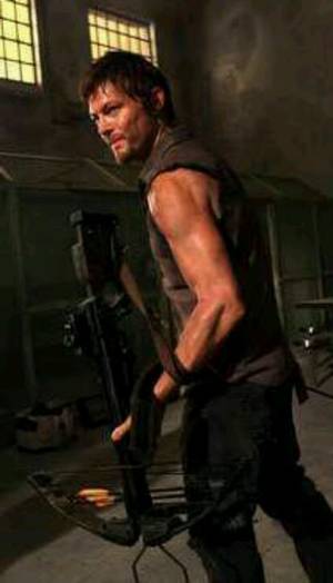 Daryl Dixon Arm Porn - Daryl with his crossbow and sexy arm porn.