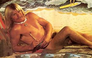 famous nudist beach - Mike Purpus nude