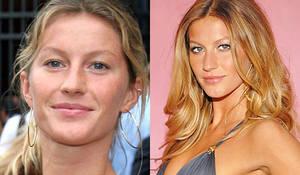 Dolly Supermodel Porn - gisele bundchen before and after makeup models makeup before ...