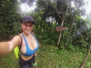 huge tits hiking - Huge Boobs on a Hike Porn Pic - EPORNER