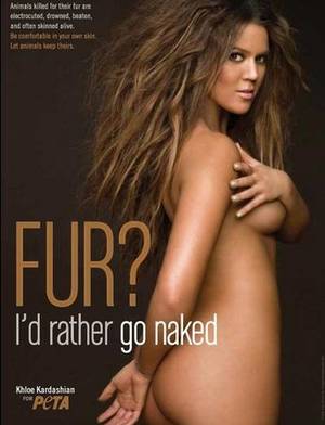 Khloe Kardashian Porn - And Finally, When KhloÃ© Mixed Nudity and Politics