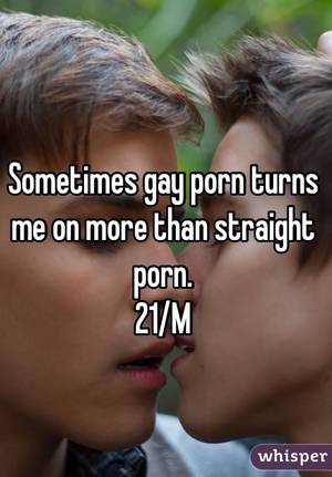 Gay Porn Captions - Sometimes gay porn turns me on more than straight porn. 21/M