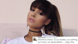 Ariana Grande Lesbian Sex Caption - It's Beyond Ridiculous That Ariana Grande Had to Defend Her Account of  Being Objectified | Glamour