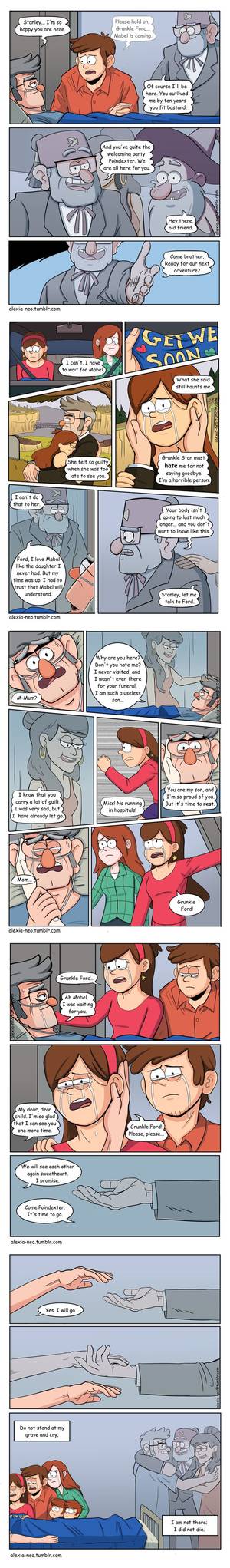 Bill And Dipper Porn Manga - Do not stand at my grave and cry: Page Synopsis: An adult Dipper brings his  children to visit a dying Ford. Due to circumstances, I have decided to  have ...