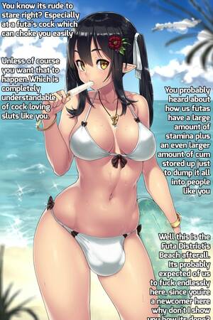 Hentai Futa Porn Captions - ayami-hentai-captions: Futa District: The Beach This is the kind of beach  I'd spend my whole day at~ A special little caption for @emi-chans-hentai-haven  Tumblr Porn