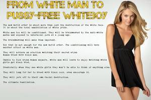 Anti Pussy Captions - Conditioning: From White â€œManâ€ To Whiteboy â€“ Black Cock Cult