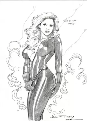 mature naked black sketch - Black Widow adult images from AI art generator porn pics