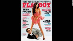 Hottest Men No Tits Porn - Seth Rogan appears on the cover in April 2009. In Playboy's