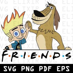 Dookie Johnny Test Cartoon Porn - Johnny Test SVG Johnny Test Vector Johnny Test Friends SVG - Etsy