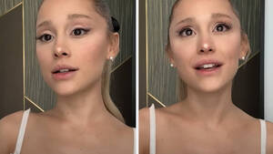 Ariana Grande Dildo Porn - Fans Praise Ariana Grande's Honesty In Vogue's Beauty Secrets