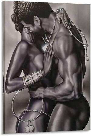 Black Couple Sex Art - Amazon.com: Sexy Poster Porn Posters Sex Decor Posters Art Black And White Art  Couple Two Men Room Decor Wall Canvas Painting Posters And Prints Wall Art  Pictures for Living Room Bedroom Decor