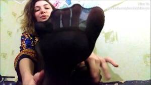 ebony jerk off feet - JOI FETISH Jerk Off Instructions Feet Black Nylon Stockings - RedTube