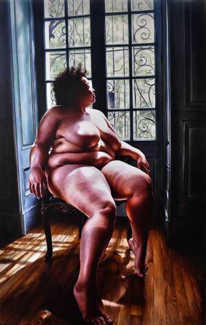 big black nude art - Dervish 3' (nude painting of large black woman) Painting by Victoria  Selbach | Saatchi Art