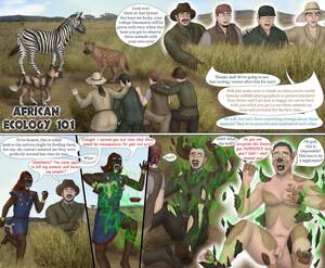 African Predators Hentai Furry Porn - African Ecology 101 Porn Comic - 001
