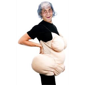 fat sleeping granny - Buy Hobbypos Fat Suit Saggy Boobs Old Woman Granny Beer Belly Funny Mens  Costume Bodysuit - MyDeal