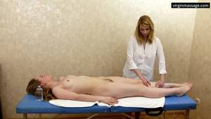 hairy lesbian virgins - Tight virgin hairy pussy teen Adley Poupee massaged - Lesbian Porn Videos