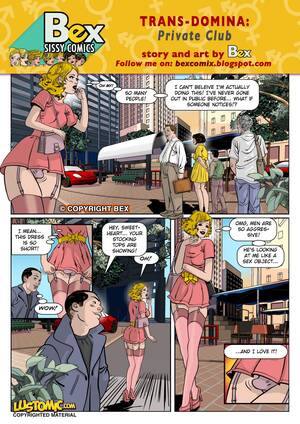 Cartoon Transexual Porn - Trans-Domina: Private Club [Bex] - Porn Cartoon Comics