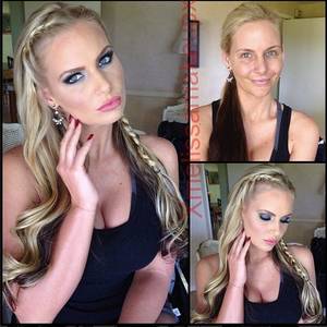 Best Before And After Porn - Porn Stars Before and After Their Makeup Makeover.