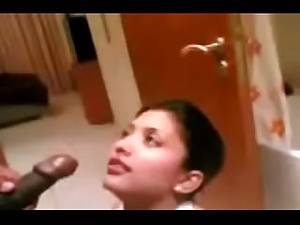 indian cum filled blowjob - Air hostess girl sucking pilot s dick and taking cum inside her mouth