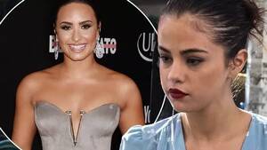 Demi Lovato Selena Gomez Real Porn - Selena Gomez and Demi Lovato reunite at awards bash after Selena sends  support to her old friend on social media - Mirror Online