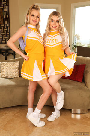 blonde lesbian cheerleaders - Lesbian Cheerleaders Haley Spades & Coco Lovelock Â« Porn Corporation â€“ New  Porn Sites Showcased Daily!