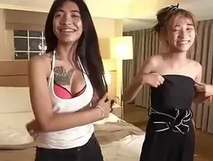 kitten asian porn star - thai teens Kwaan and Kitty asian porn video - Sunporno