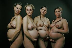 group of naked pregnant - Pregnant nude group - 83 photo