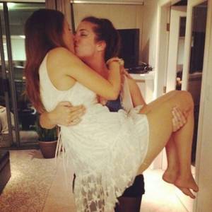 lesbian wedding sex - she lifts me up in her arms and kisses me :) so swoonworthy! I