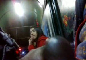 ebony girl dick flash - Flashing black dick to Asian teen in a bus VIDEO